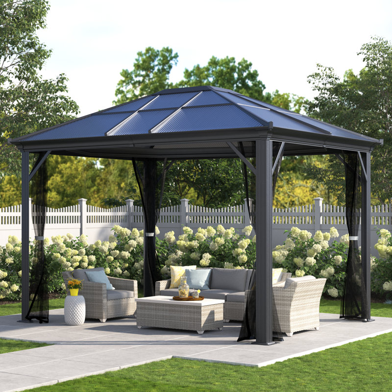 Sol 72 Outdoor™ Wilmslow Aluminum Patio Gazebo & Reviews Wayfair